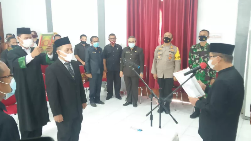 Abu Hasan, Lantik Eselon II.b Lingkup Pemda Butur