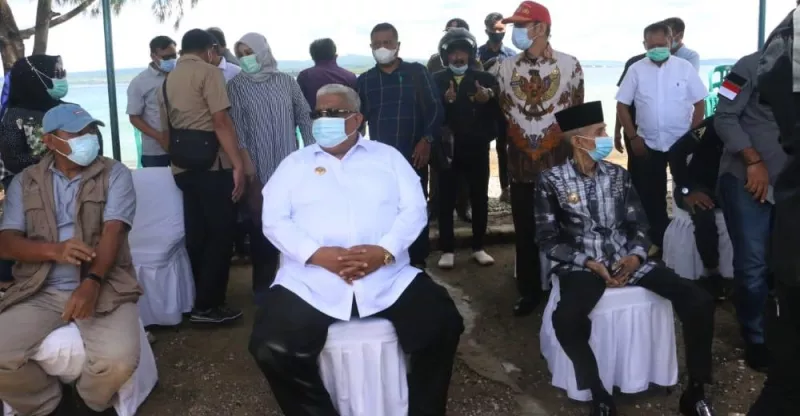Gubernur Tinjau Lokasi Pembuatan Patung Sultan Himayatuddin