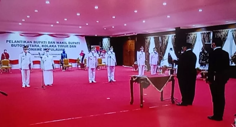 Lantik Kepala Daerah, Ini Pesan Ali Mazi