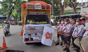 Gerindra Sultra Kirim Bantuan ke Sulbar