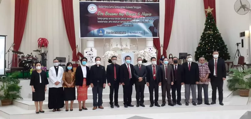 36 Pendeta di Kendari Berdoa Untuk Keselamatan Bangsa