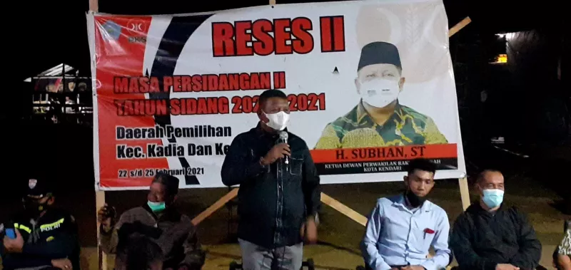 Ketua DPRD Kendari Diminta Bantu Benahi Infrastruktur di Anawai