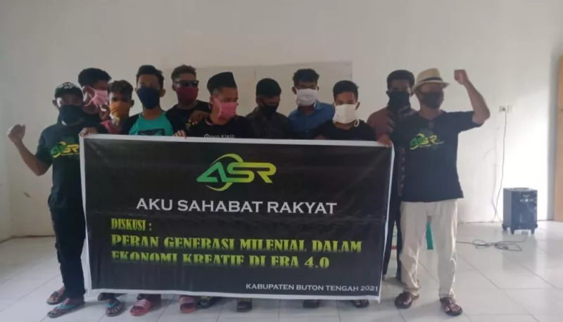 ASR Buteng Ajak Pemuda Se-Kampung Berpikir Ekonomi Kreatif
