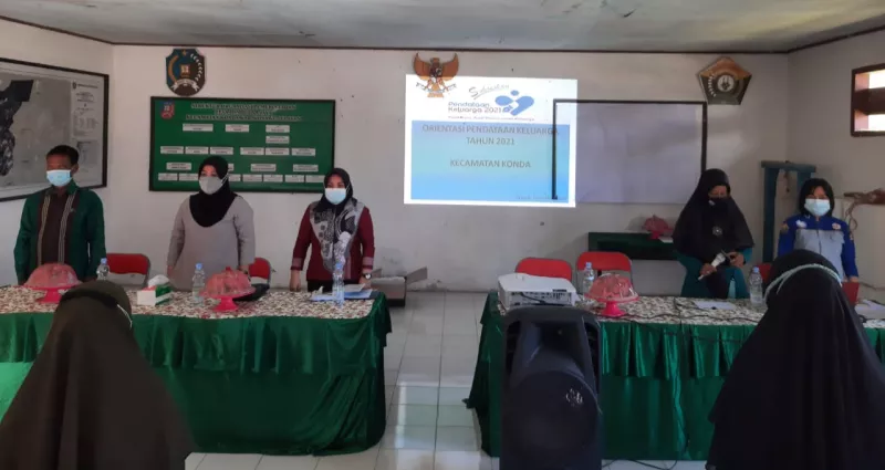 Kantor Penyuluh KB Kecamatan Konda Gelar Orientasi Pendataan keluarga