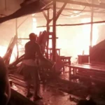 Bangsal Kayu di Labibia Terbakar Kerugian Capai Rp 50 Juta
