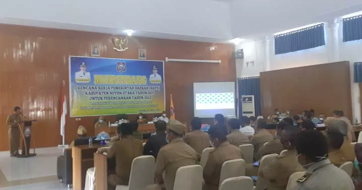 Pemda Butur Gelar Musrembang Rencana Kerja Tahun 2022