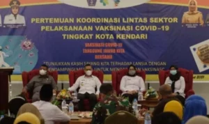 Sukseskan Vaksinasi, Rakor Lintas Sektor Digelar di Kota Kendari