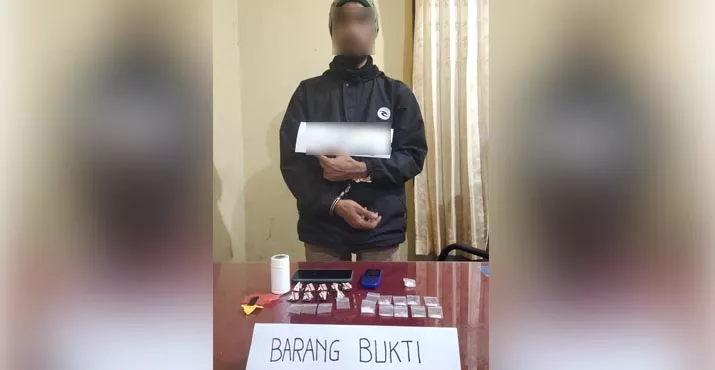 Polda Sultra Bekuk Pegedar Narkoba Dipekarangan Swalayan