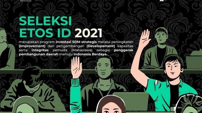 Telah Dibuka Pendaftaran Beasiswa Etos ID Untuk Calon Maba 2021
