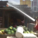 Akibat Selang Tabung Gas Bocor, 4 Kios Ludes Terbakar