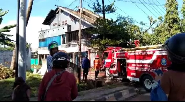 Satu Unit Rumah di Syehk Yusuf Terbakar