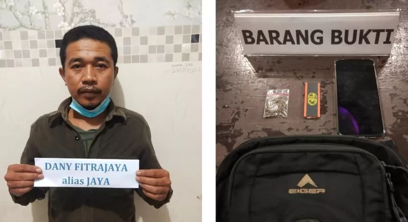 Polres Kendari Tangkap Pengedar Ganja