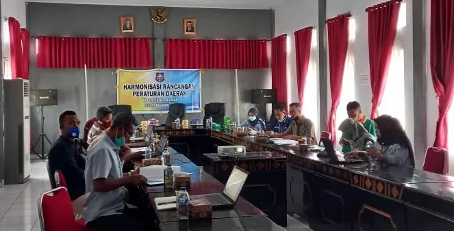 Kemenkumham Sultra Lakukan Harmonisasi Perancangan Perda di Butur