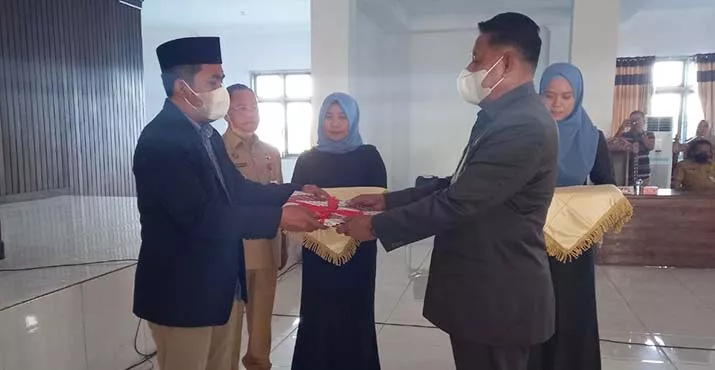 Pemda Butur Serahkan Rancangan RPJMD ke DPRD