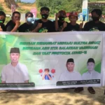 ASR sembako Milenial ASR Berbagi Masker dan Kampanyekan Vaksinasi