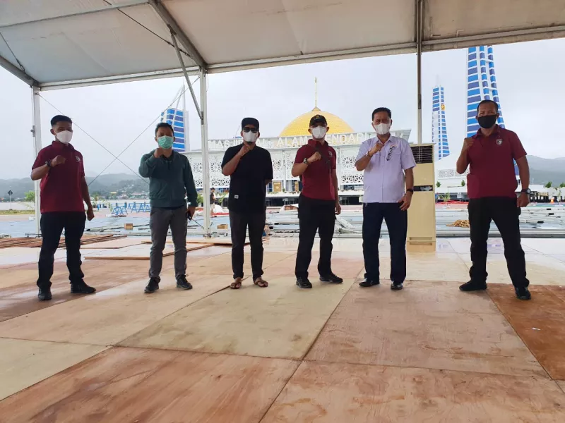 Paspampres Tinjau Lokasi Pembukaan Munas Kadin