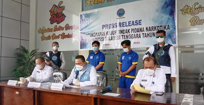 BNN Sultra Tangkap Pengendali Narkoba di Lapas Kelas IIA Kendari