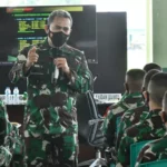 Amankan Obvitnas Di Sultra, Satgas Yonif 725 Terima Arahan Kasad