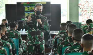 Amankan Obvitnas Di Sultra, Satgas Yonif 725 Terima Arahan Kasad