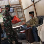 Kodim 1417 Bagikan 350 Paket Sembako ke Warga Bajo di Soropial