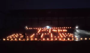 HUT Butur ke-14, 500 Lampion Hiasi Bukit Lamoliandu