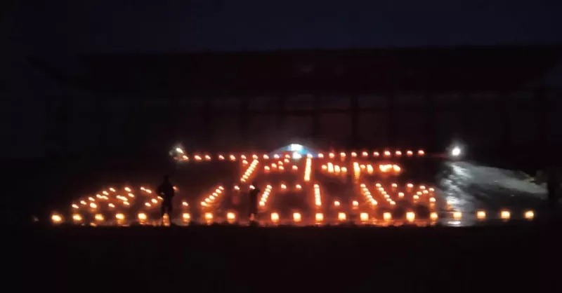 HUT Butur ke-14, 500 Lampion Hiasi Bukit Lamoliandu