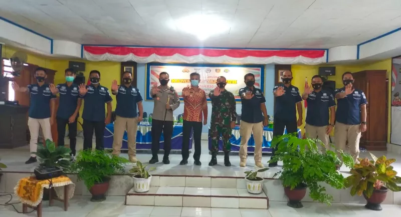 Polres Konsel Launching Kampung Tangguh Anti Norkoba