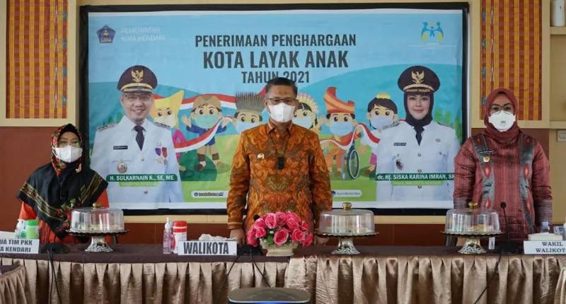 Kota Kendari Raih Predikat Nindya Kota Layak Anak