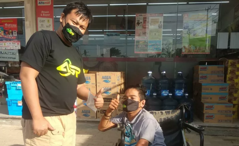 Relawan ASR Konsel Sosialisasikan Prokes Covid 19