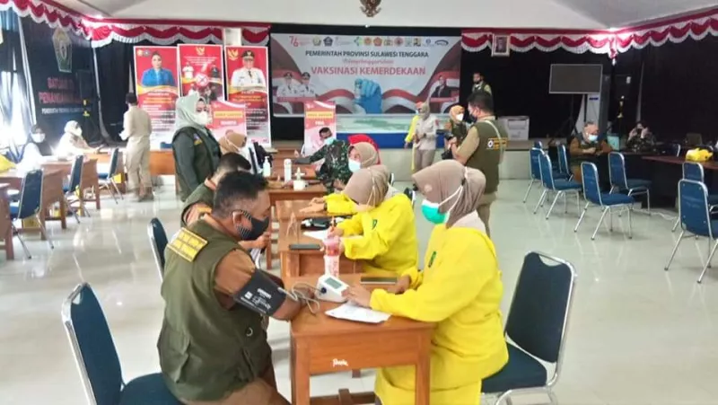 Masyarakat Antusias Ikuti Vaksin Kemerdekaan