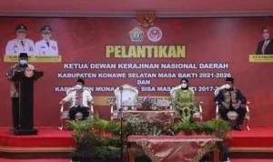 Gubernur Sultra Lantik Dekranasda Konsel dan Mubar