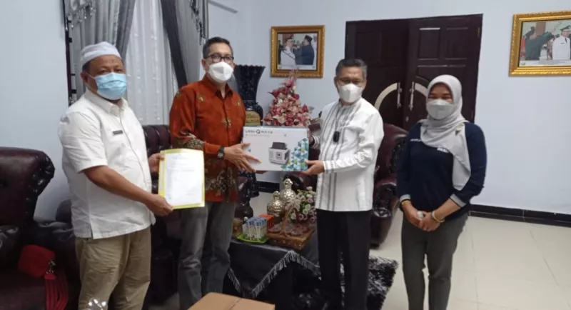 PT LPA Berikan Bantuan Mesin PCR ke Pemkot Kendari