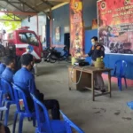 Damkar Kota Kendari Simulasi Penanggulangan Kebakaran Kompor Gas
