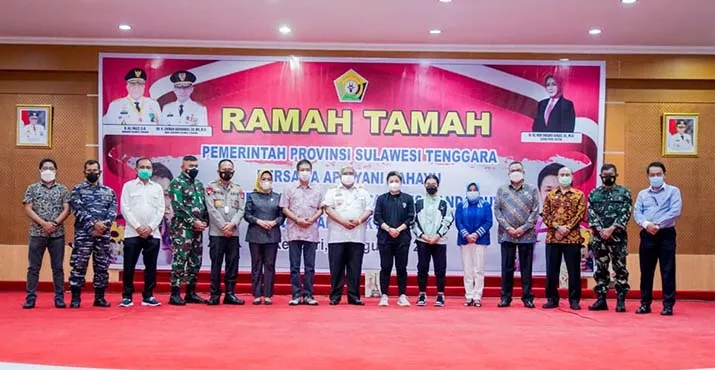 Pemprov Sultra Gelar Ramah Tamah Bersama Apriyani Rahayu