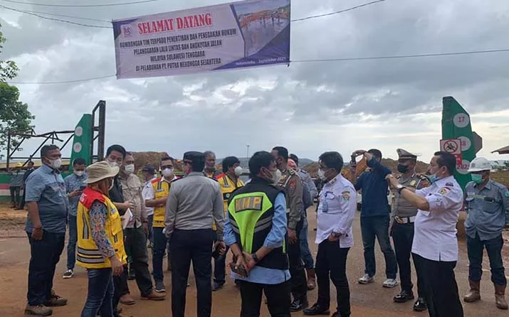 Identifikasi Masalah Lumpur di Titik Perlintasan Jalan, Tim Terpadu Kunjungi 3 Perusahaan Tambang di Kolaka