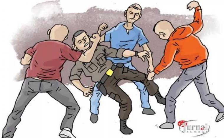 Anggota Kepolisian Dianiaya Oleh Orang Tak Dikenal