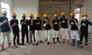 ASR Konawe Bagikan Masker Ke Pekerja PT VDNI