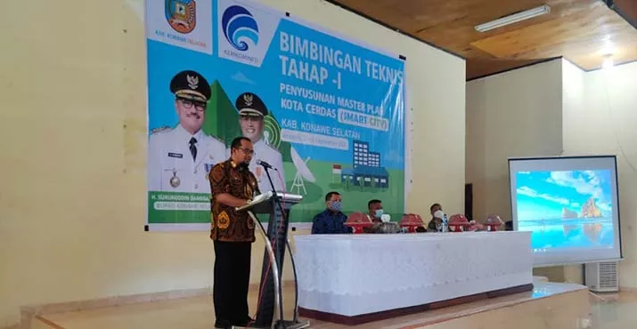 Wujudkan Kota Cerdas, Pemkab Konsel Gelar Bimtek Penyusunan Master Smart City