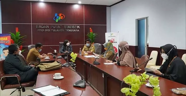 Diskominfo Sultra dan BPS Gelar Rakor Pengintegrasian Aplikasi Syantik dengan Simdata Buka Info