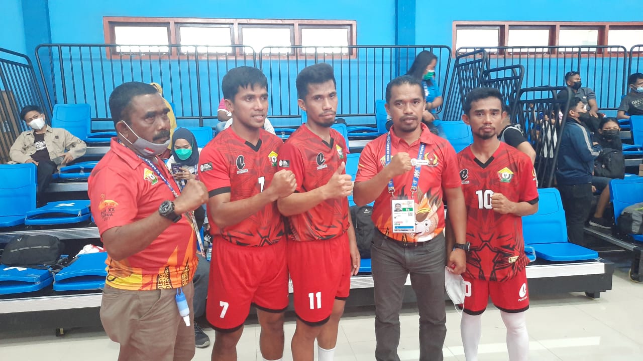 Tim Sepak Takraw Sultra Melaju ke Semifinal Double Event
