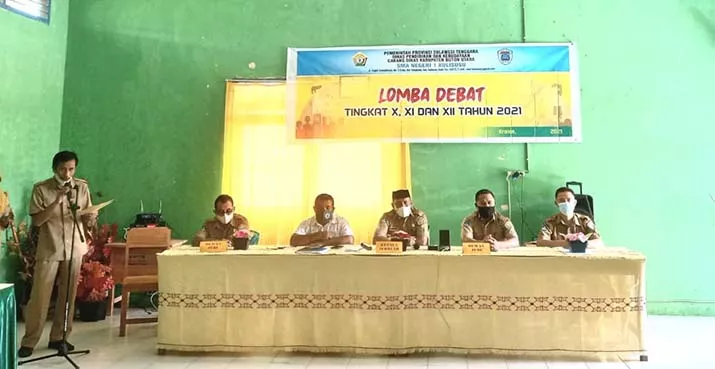SMAN 1 Kulisusu Gelar Lomba Debat Bahasa Indonesia