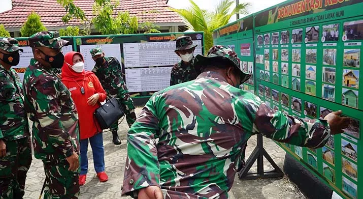 Kodim 1417 Kendari Perbaiki 22 Rumah Tak Layak Huni Program TMMD