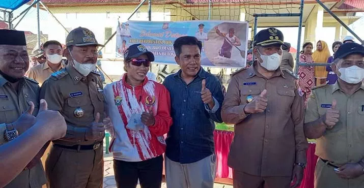 Ratusan Masyarakat, Sambut Kedatangan Dayumin di Butur