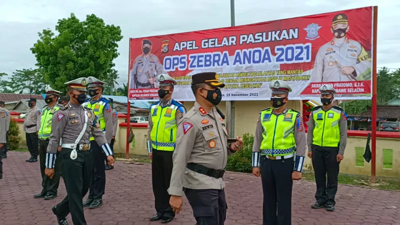 Operasi Anoa 2021 Ini Penekanan Kapolres dan Kasat Lantas Polres Konsel