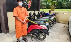 Spesialis Curanmor Diamankan Jatanras Ditreskrimum Polda Sultra.