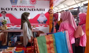 Dekranas Kota Kendari Tampilkan Produk Unggulannya di Pameran MTQ Korpri