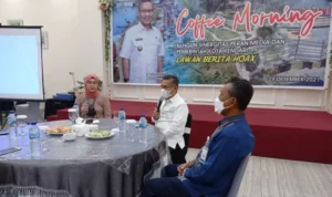 Wali Kota Gelar Coffe Morning dengan Jurnalis di Kendari