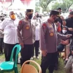Kapolri Tinjau Vaksinasi Massal di Konsel