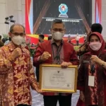 Wali Kota Kendari Terima Anugerah Meritokrasi KASN 2021