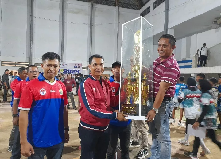 POPDA - Kontingen Kota Kendari berhasil menjadi juara umum Popda 2024. FOTO : Rasman ? Kendariaktual.com